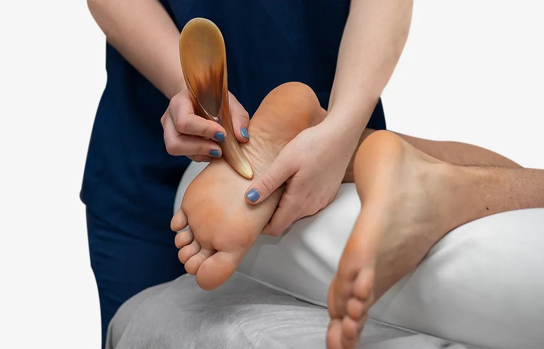 Arc Rub Technique for leg massage