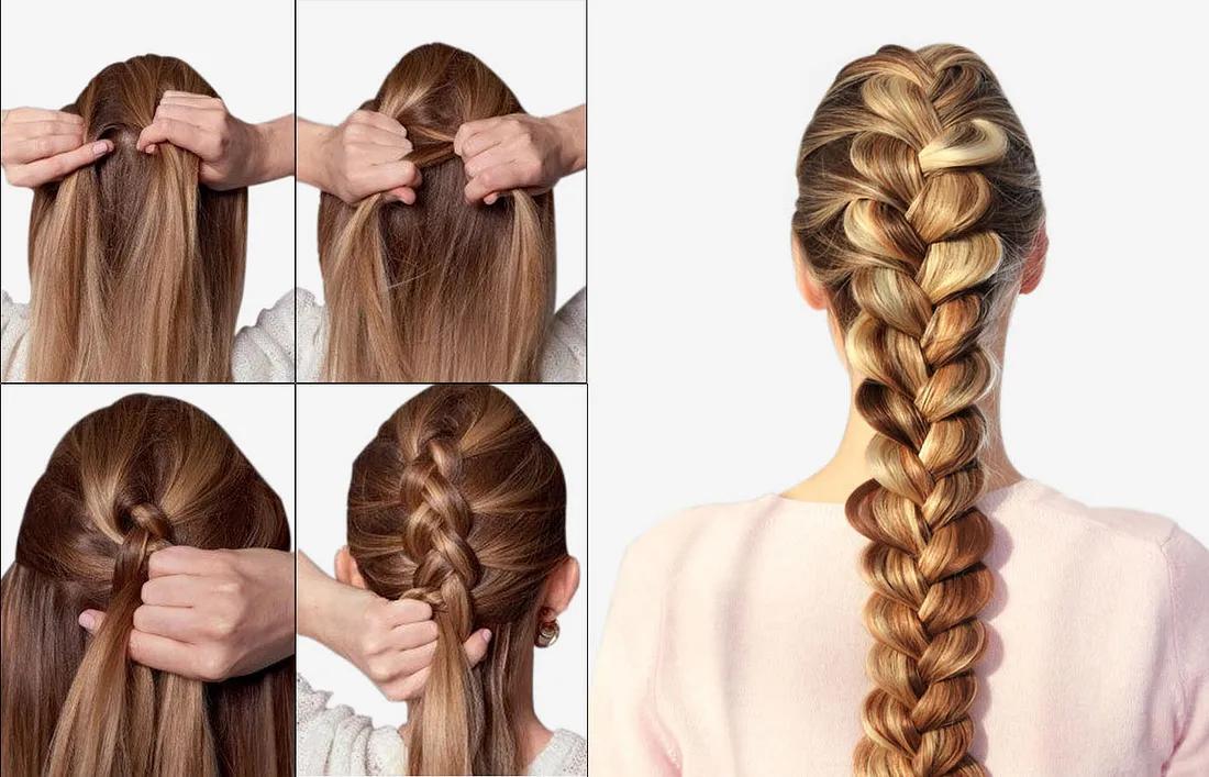 French braid.☺️✨️👩  Braids for long hair, Hair tutorials easy, Long  shiny hair
