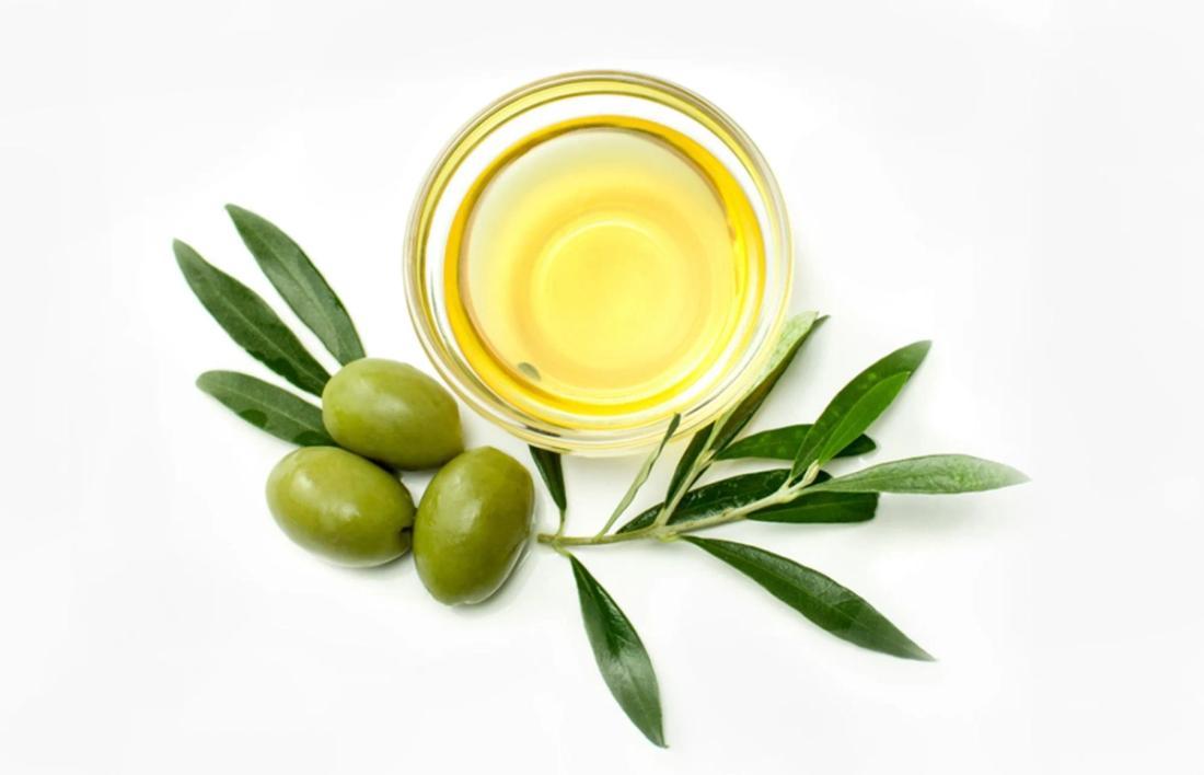 Olive Oil with its fruit and oil