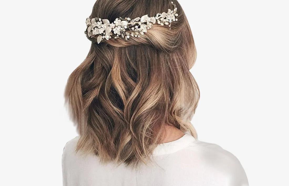 Defined Curls with a Headband hairstyle